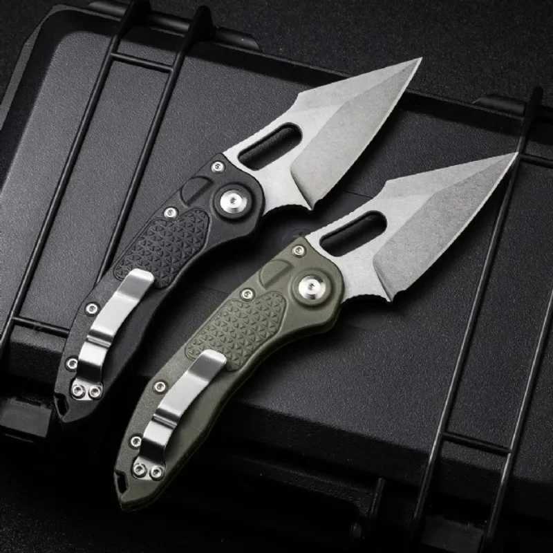 2025 Stitch Ramloc Folding Pokcet Knife D2 Steel Handle Nylon Fiberglass Handle Outdoor Survival Camping Tool Hunting KnifeT250412