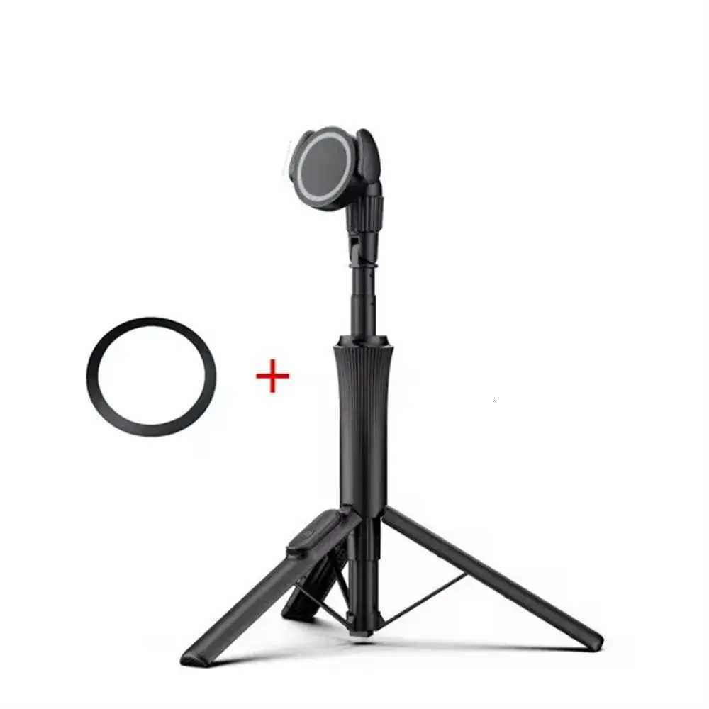 Tripod Magnetic Selfie Stick Phone with Remote Extendable Phone Tripod Stand for Iphone 15 14 13 12 11 10 g PhoneM251113