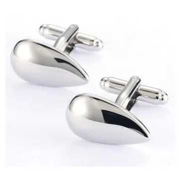 Silver stainless steel metal cufflinks 1 pair big promotionT250412