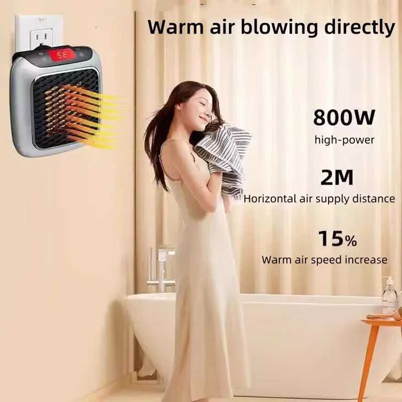 Remote Control Portable Heater Bedroom Living Room Electric Hand Warmer Wall Mounted Bathroom Space Heater EU US Plug Y251113