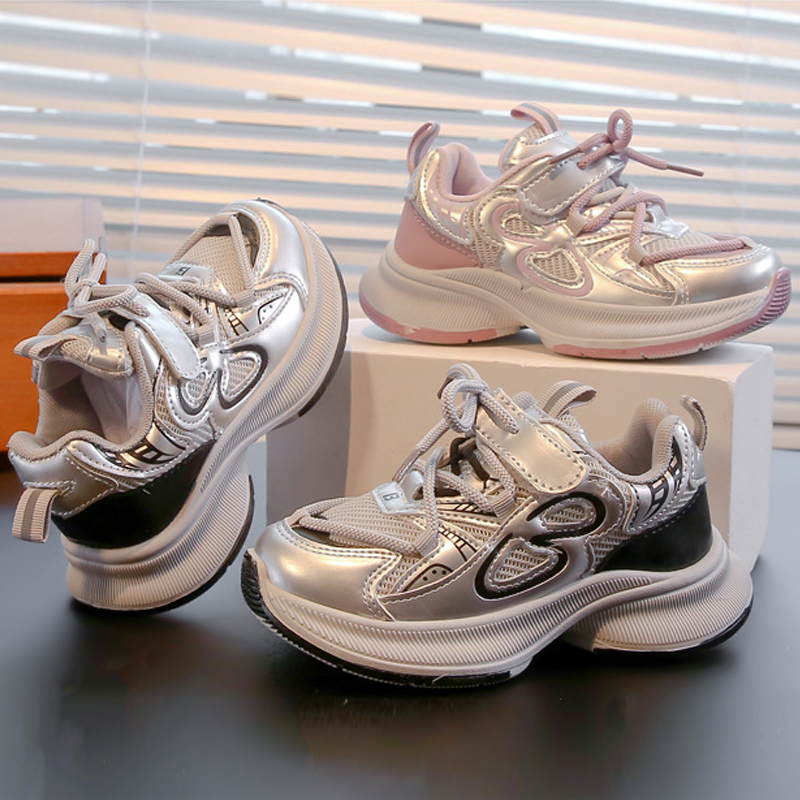 Kids Sneakers for Girls Boys Non Slip Toddler School Running Sport Shoes Fashion Versatile Youth Basketball Shoes Spring Autumn Sizes 26 - 37 K0271