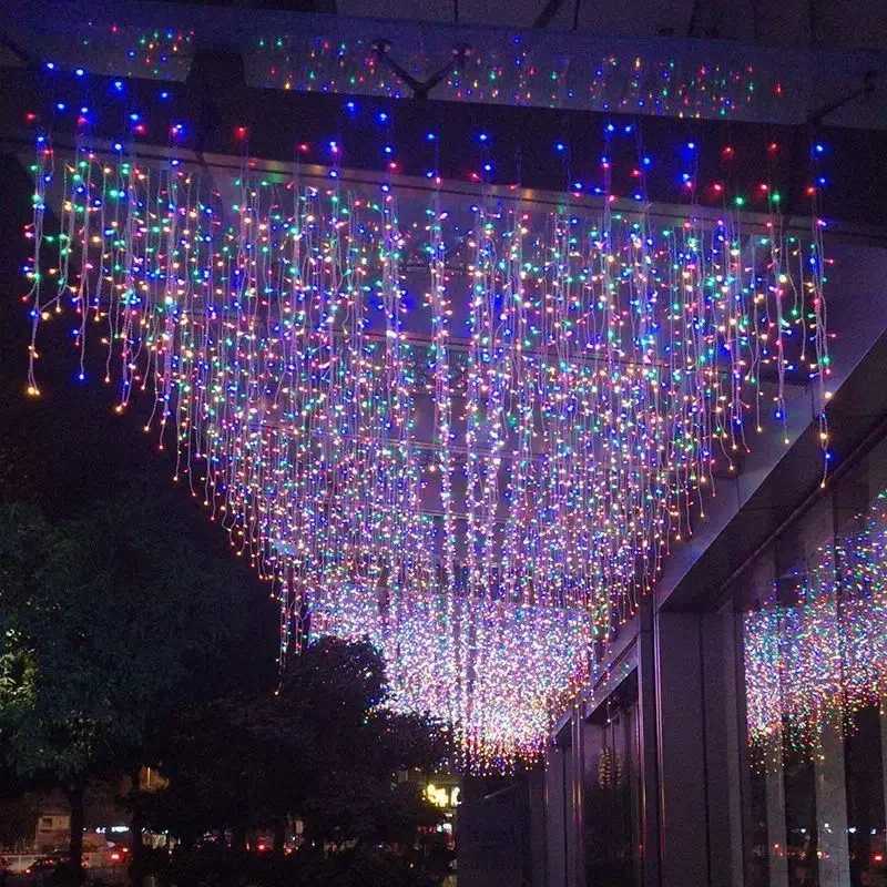Fairy String Curtain Light LED 4x06m Holiday Light Garland for Patio Christmas Lights Outdoor Street Wedding Garden Decoration M251113