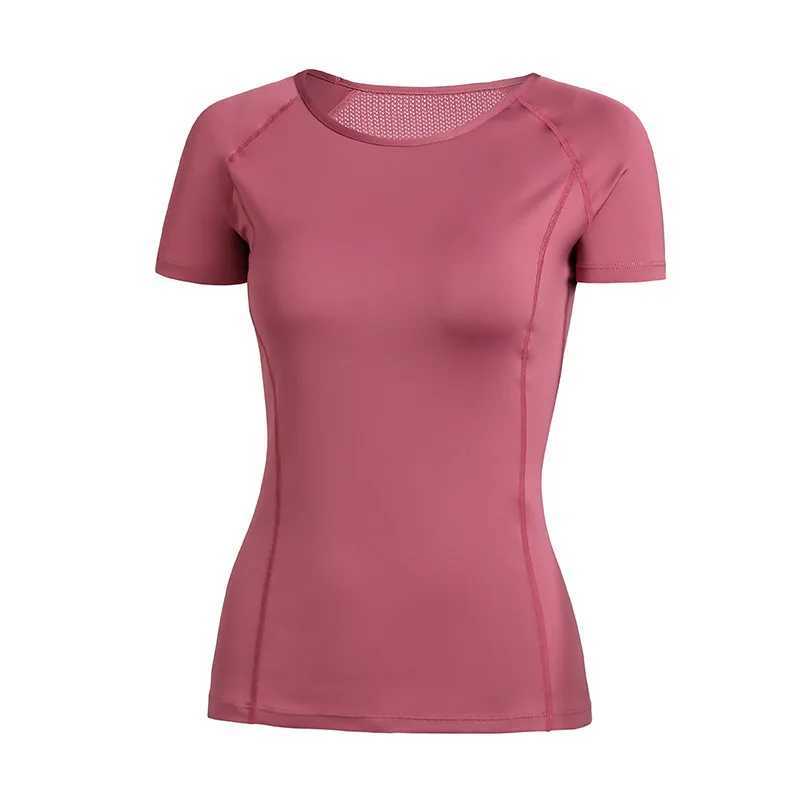 Womens sports clothes yoga clothes womens sports T-shirts plus size top-level fitness clothes running clothes Y250412