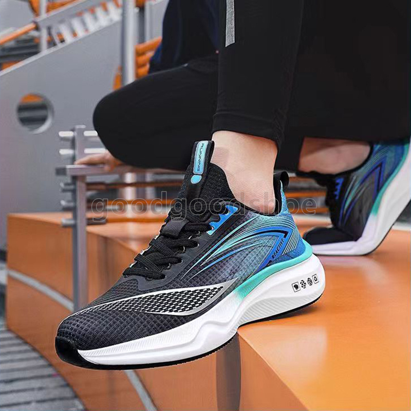 designer shoes stylish lightweight mens shoes comfort breathable mesh upper platform sneakers cushioned non-slip trainers size 37-46