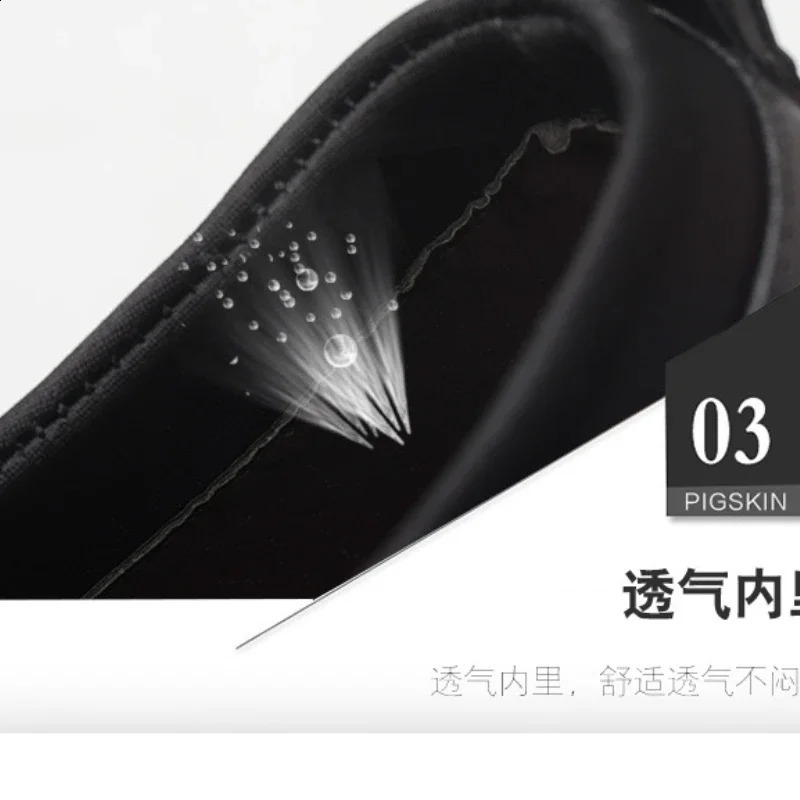 Cotton Leather Shoes Men Formal Dress Shoes Business Oxford Male Office Wedding Dress Shoes for Men Winter 250410