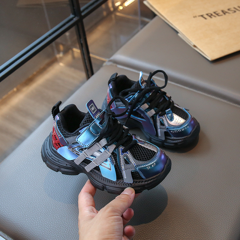 Kids Running Shoes Toddler Design Shoes for Girl Boy Children Sport Chunky Sneakers Trainers Walkfashion Youth Sneaker Kid Shoe Sizes 26 - 37 W1233