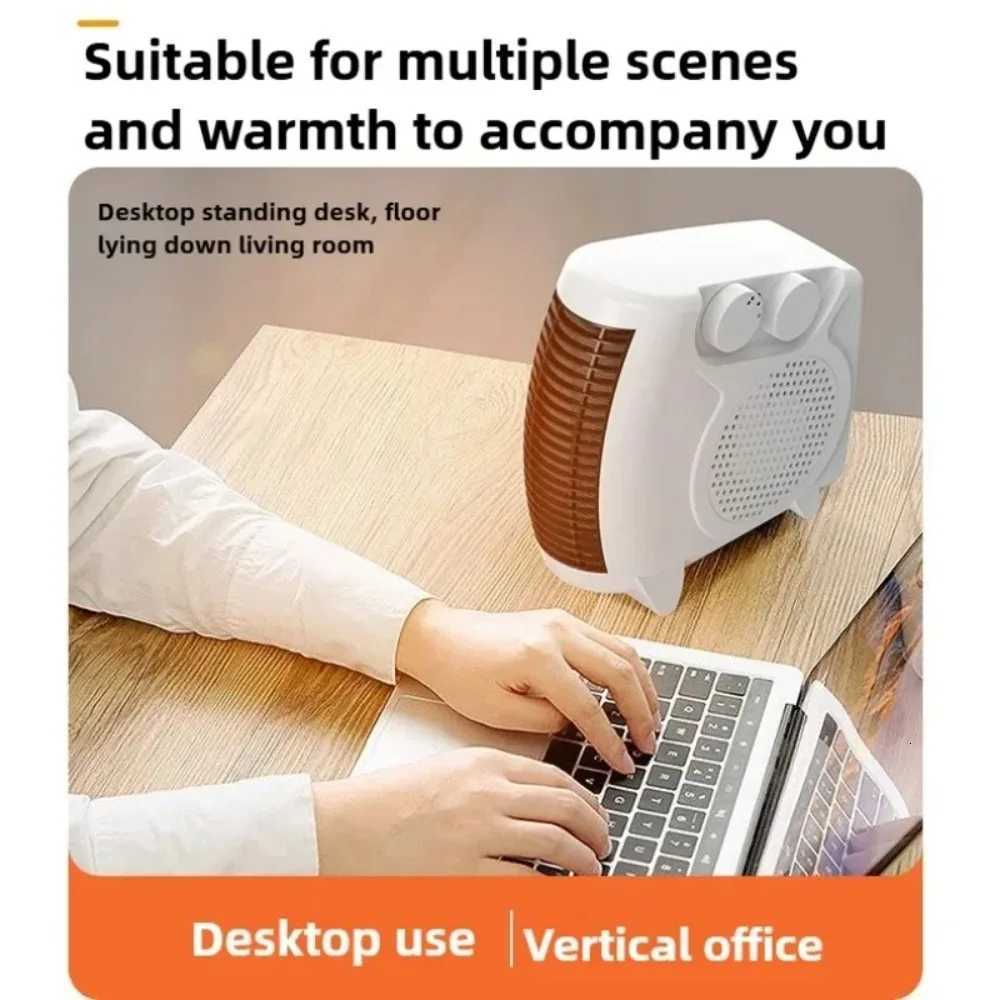 Portable Heater Winter 600W High-power Fast Electric Heating Heater Home Two-stage Adjustable Silent Small Sun Electric Heater Y251113