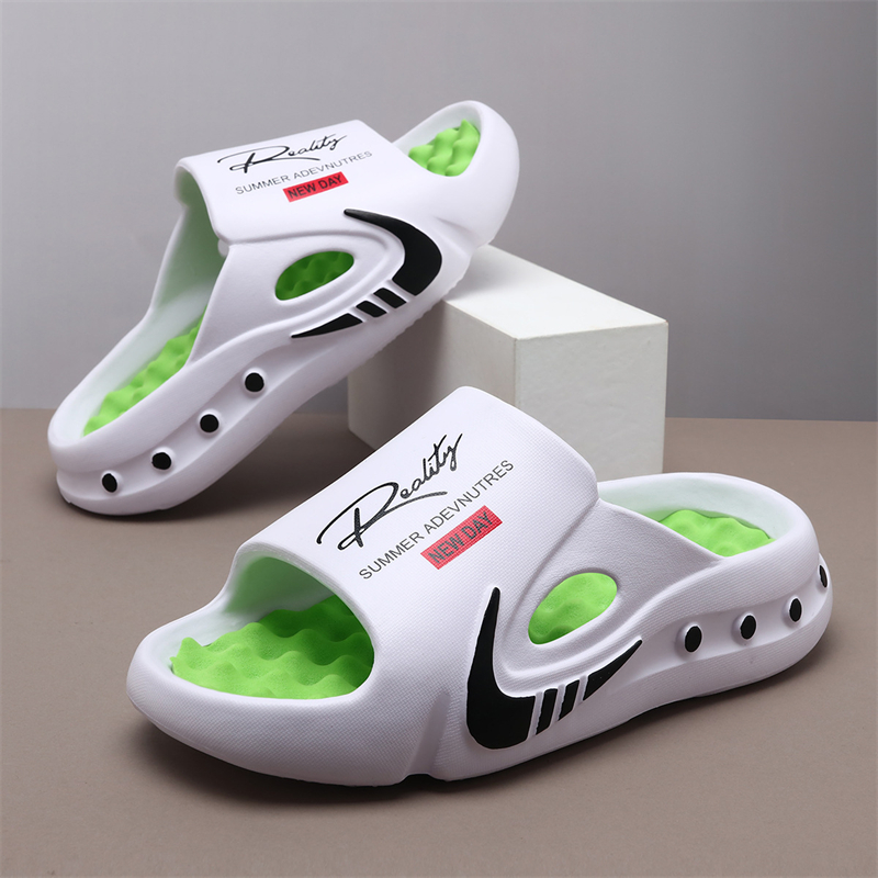 free shipping designer Sandals for man outdoor sport breathable indoor slippers platform black white beach shoes