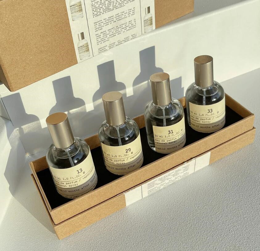 Perfume Set 30ml 4pcs Santal Another 100ml Bergamote The Noir 29 Natural Spray EAU DE PARFUM 100ml EDP Men Women Fragrance 3.3OZ Lasting Fragrance Spray High Quality