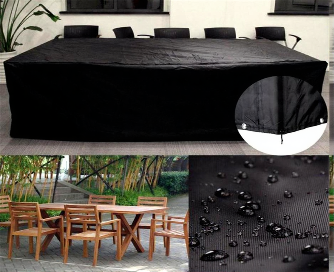 PVC Waterproof Outdoor Garden Patio Furniture Cover Dust Rain Snow Proof Table Chair Sofa Set Covers Household Accessories291L
