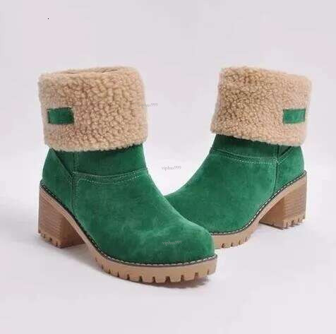 2025 New Designer Shoes Outdoor Autumn And Winter Wool Ankle Boots Fashion Casual Warm Big Veet Women Snow Boots Tide