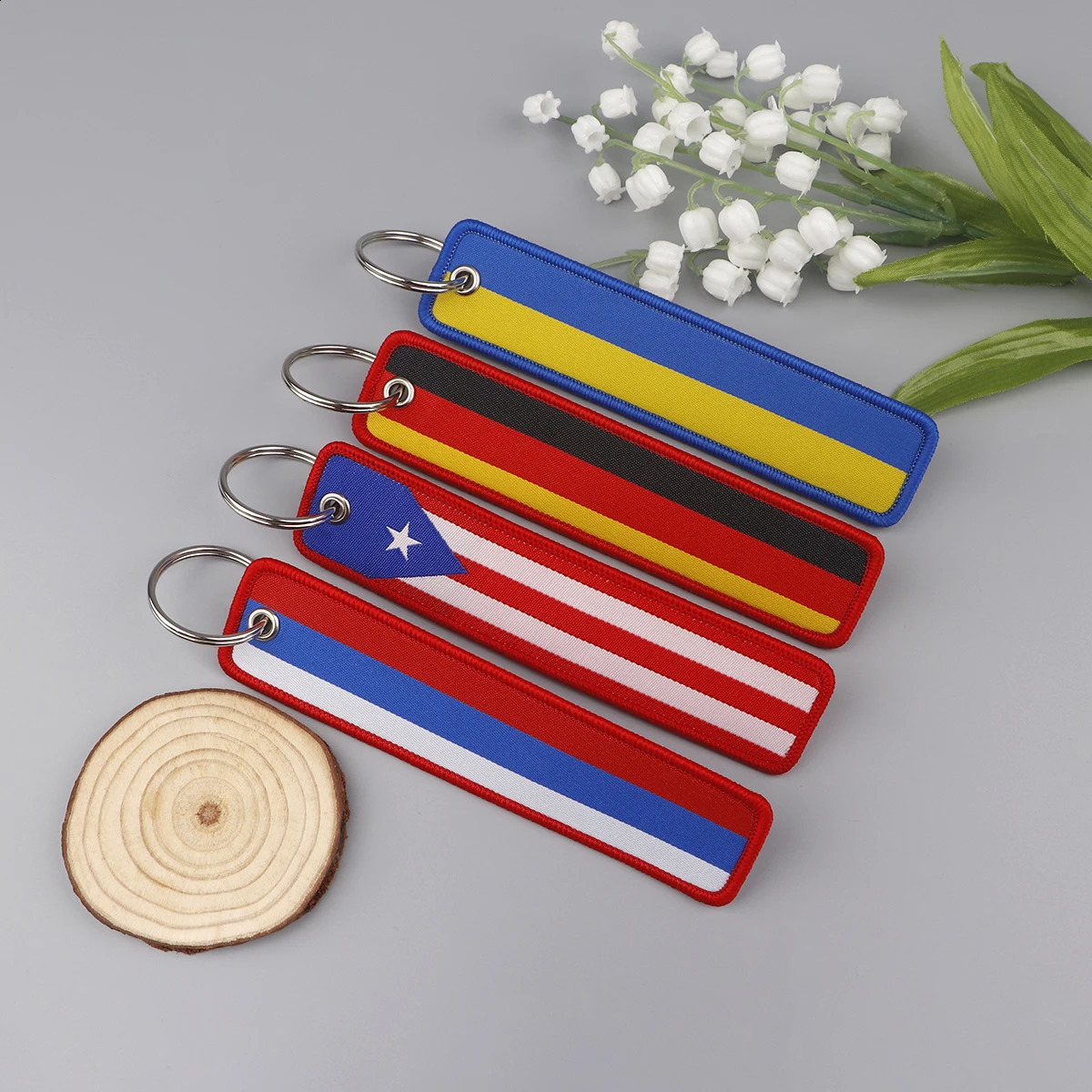 National Flag y Key Cool Person Label Car Keychain Bracket Accessories Friend Gift 1PC 250410