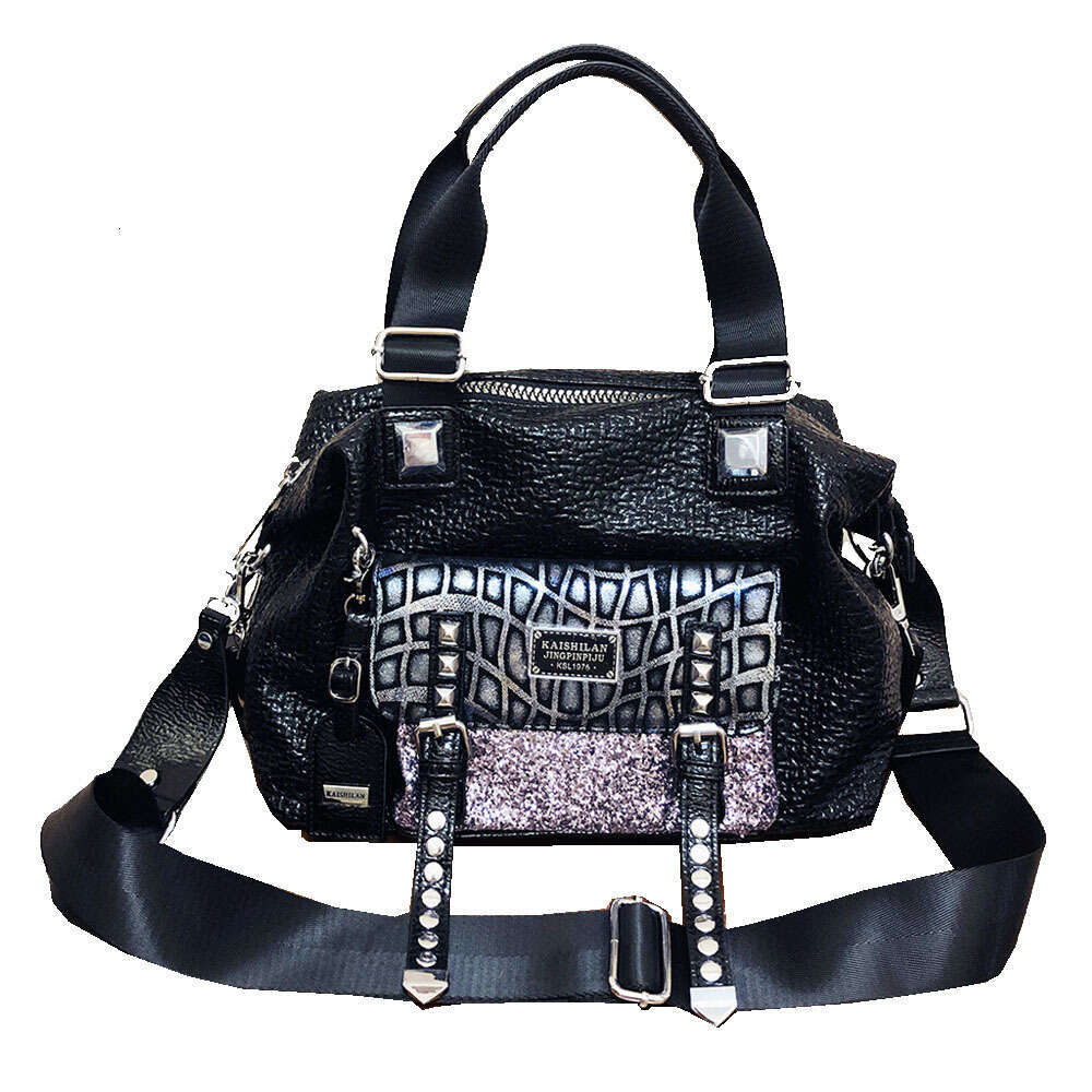 Backpack Large Capacity Travel Autumn/Winter New Trend Korean Edition Sequin Handbag Women's Single Shoulder Diagonal Straddle Bag