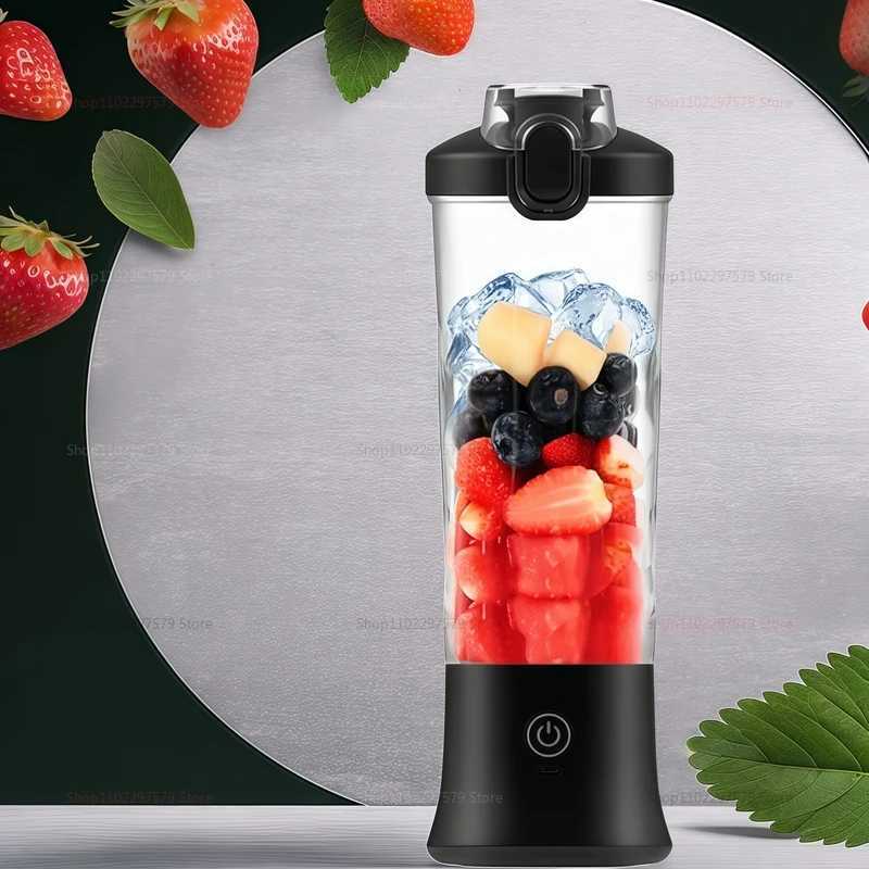 Electric Portable Blender 600ML Juicer Fruit Mixers USB Rechargeable Smoothie Juicer Cup for Shakes and Smoothies Mixer Machine C251113