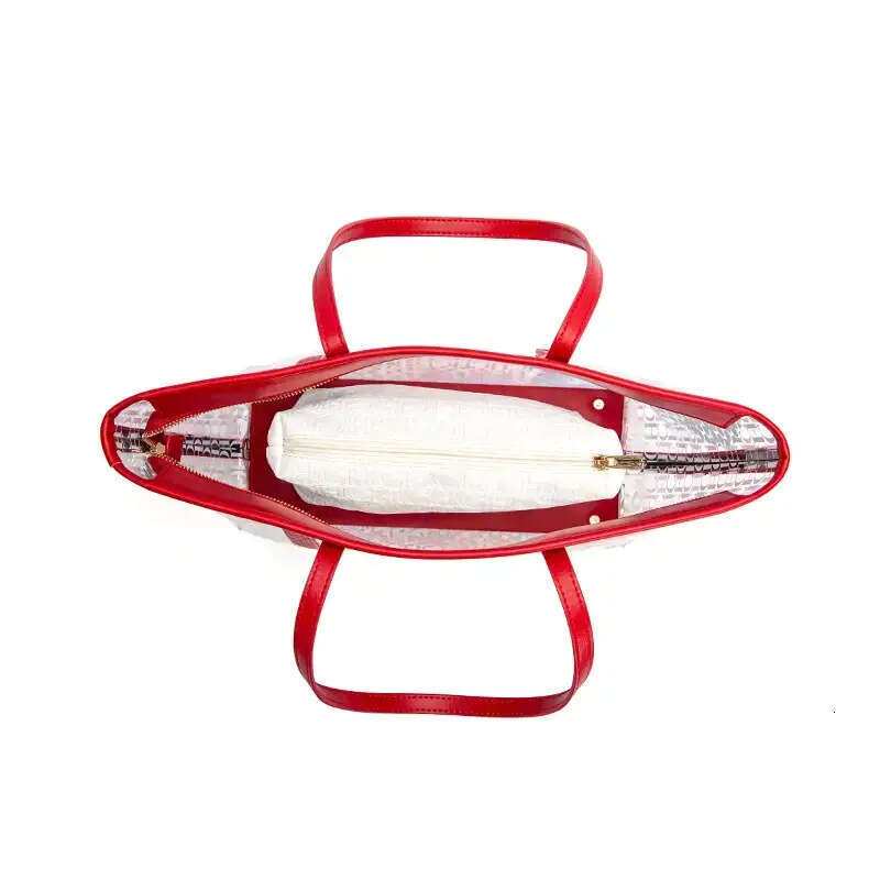 CHHC Colorful Women's Handbag Outer Double Transparent Design Exquisite And Innovative Bag Trendy Brand