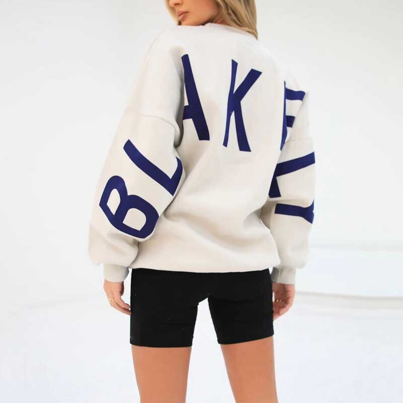 Designer Blake Hoody Blakerly Hoodie 2025 New Fashion Printed Thick Versatile Long Sleeve Loose Sweatshirt for Women Trendy Brand