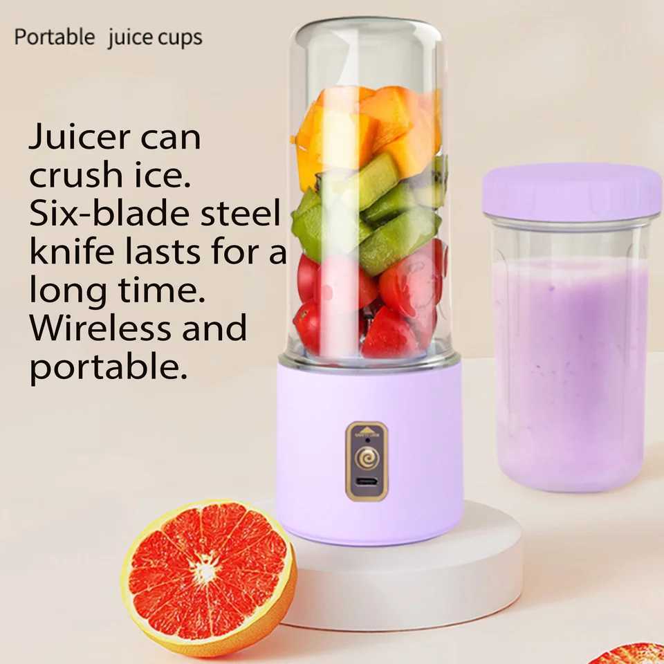 Multifunctional Portable Juice Cup Rechargeable Juicer Students home double-scene compact fresh squeezed super easy C251113