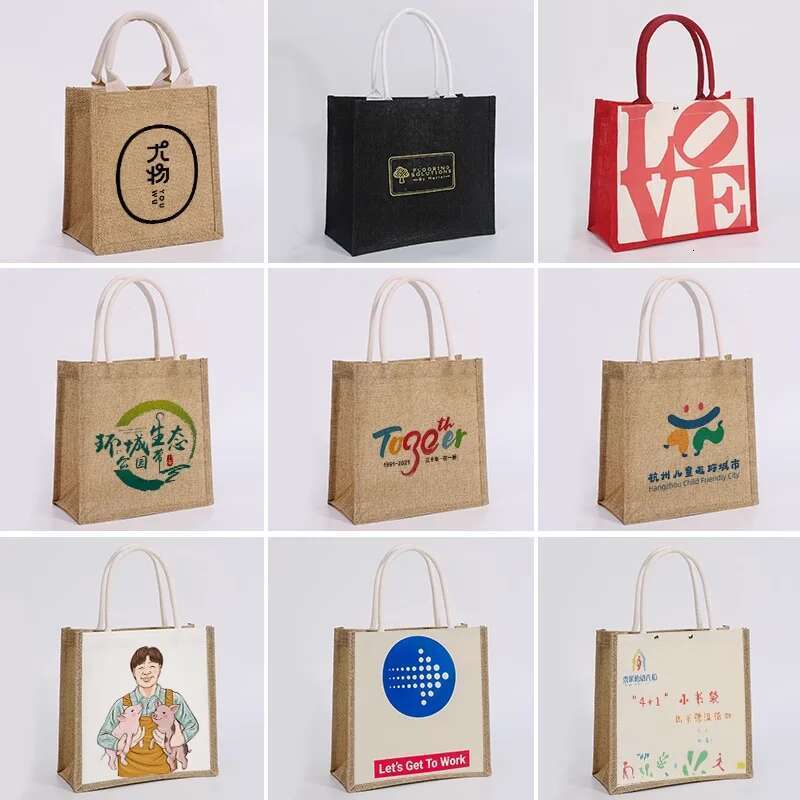 10 PCS Ed Tote En Shopping Bags, Student Shoulder Canvas Party Favor Bags DIY Custom