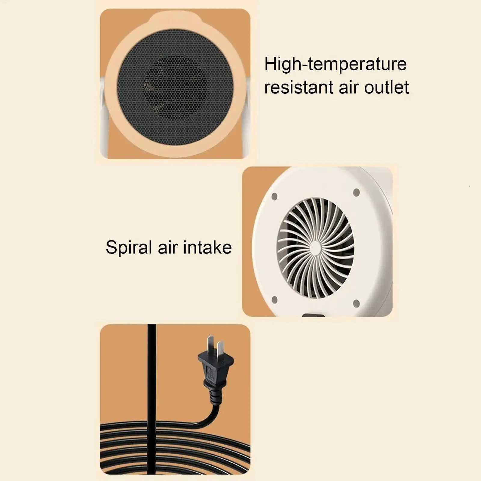 500W Portable Space Heater 2-Mode Fast Heating Desk Warmer For Dorm Outdoor Living Room Camping Desktop RV Study Work Travel Y251113as