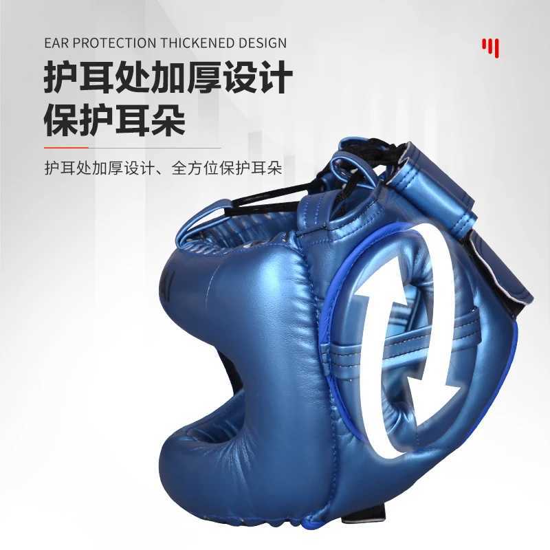Cross Beam Enclosed Head Protection Nose Bridge Boxing And Fighting Helmet MMA Full Surround Training Protective Helmet Z251112