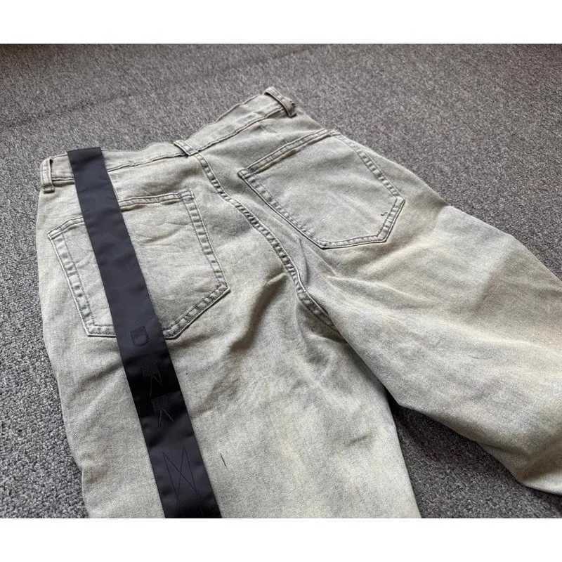 Brand New Rick Washed Blue Zipper Pocket Fit slim fit PANT Jeans Cotton Denim Pants Comfort Casual Jeans Size S M L XL B4 M251113