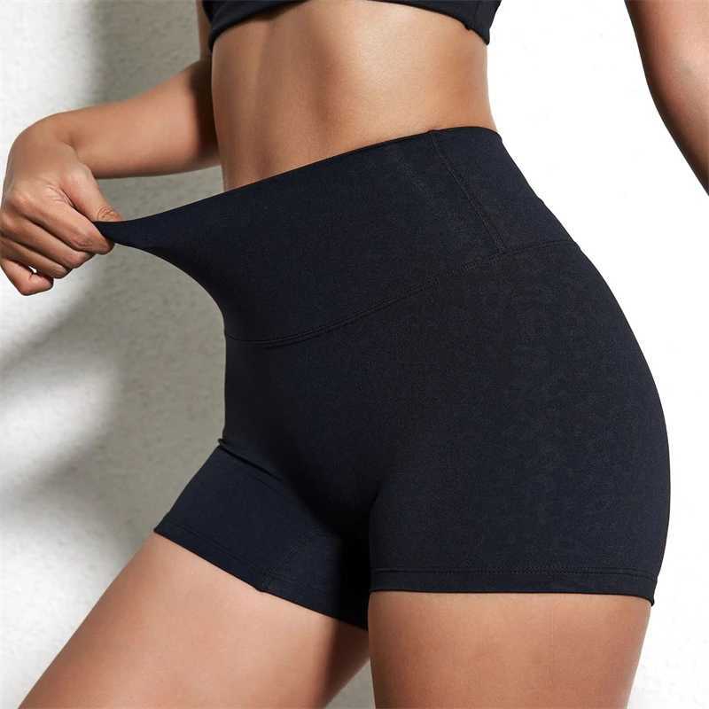 High waisted yoga shorts gym shorts womens plus size tight fit short legs comfortable stretch running cycling sportswear Y250412