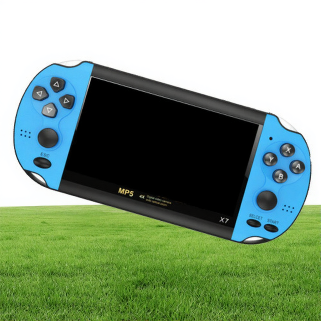 X7 4.3" Host Video Player Game Console Handheld GBA 300 Free Arcade Games Retro LCD Display Controller For Adults