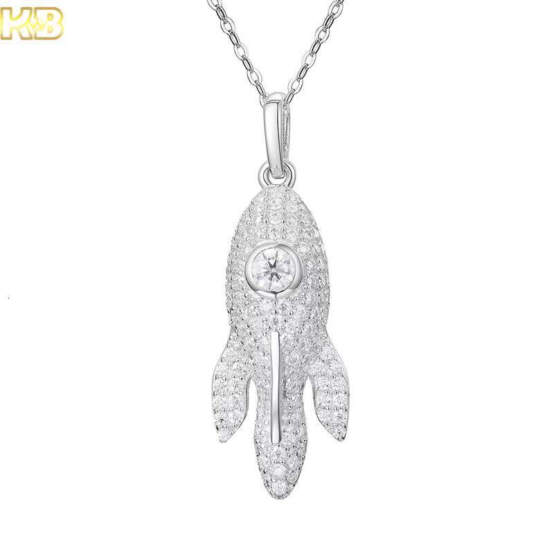 Hip Hop Luxury Moissanite 925 SilverPendant Iced Out Diamond Cut Stones Premium Jewelry Dazzling Bold Streetwear Statement