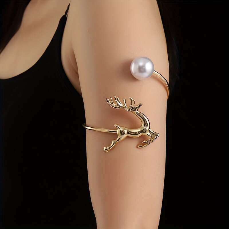 Cross-Border Amazon Middle East Modern Simple Deer Necklace Bracelet Jewelry Set Finished Goods Wholesale