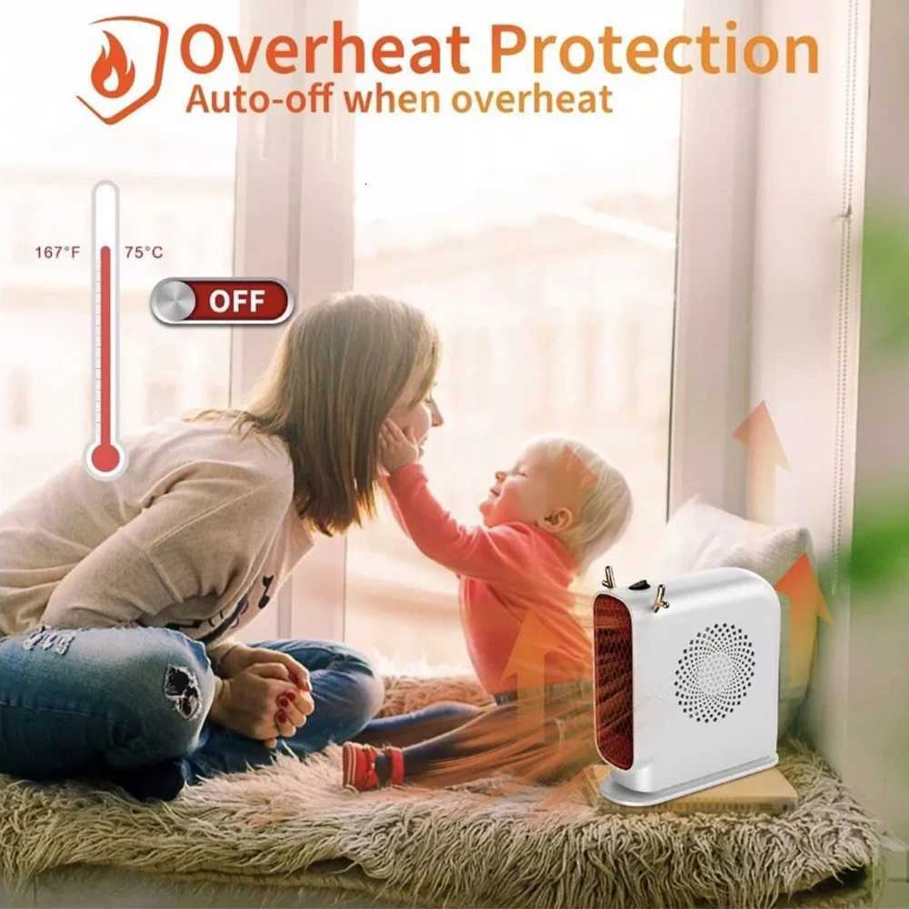 Portable Mini Electric Heater Fast Heating Energy Saving Handheld Warming Device Ideal For Home Use Dormitory Heating 500W Y251113