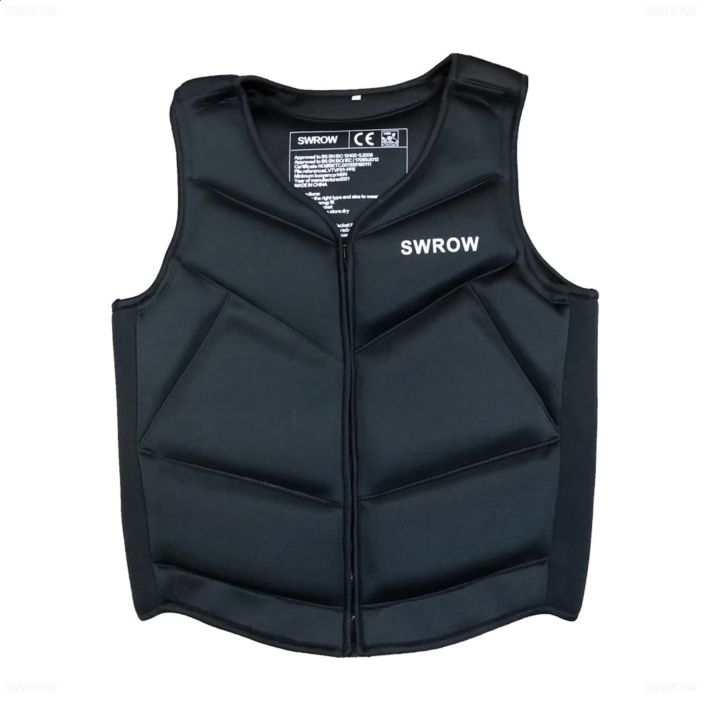 Life Jacket for Adults Swiming Fishing Surf Vest Motorboats Kayak Wakeboard Raft Vest Water Sports Survival Jacket 250411