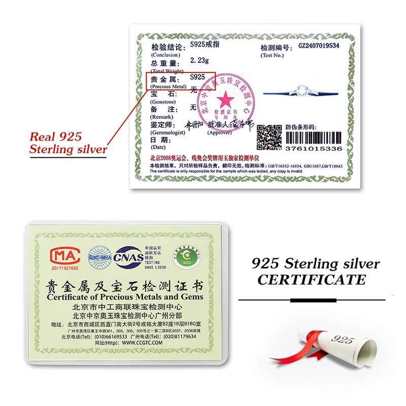 GRA 0.5-3 Carat D Real Moissanite Diamond Wedding Halo square Rings for Women Original 925 Sterling Silver New in Fine Jewelry