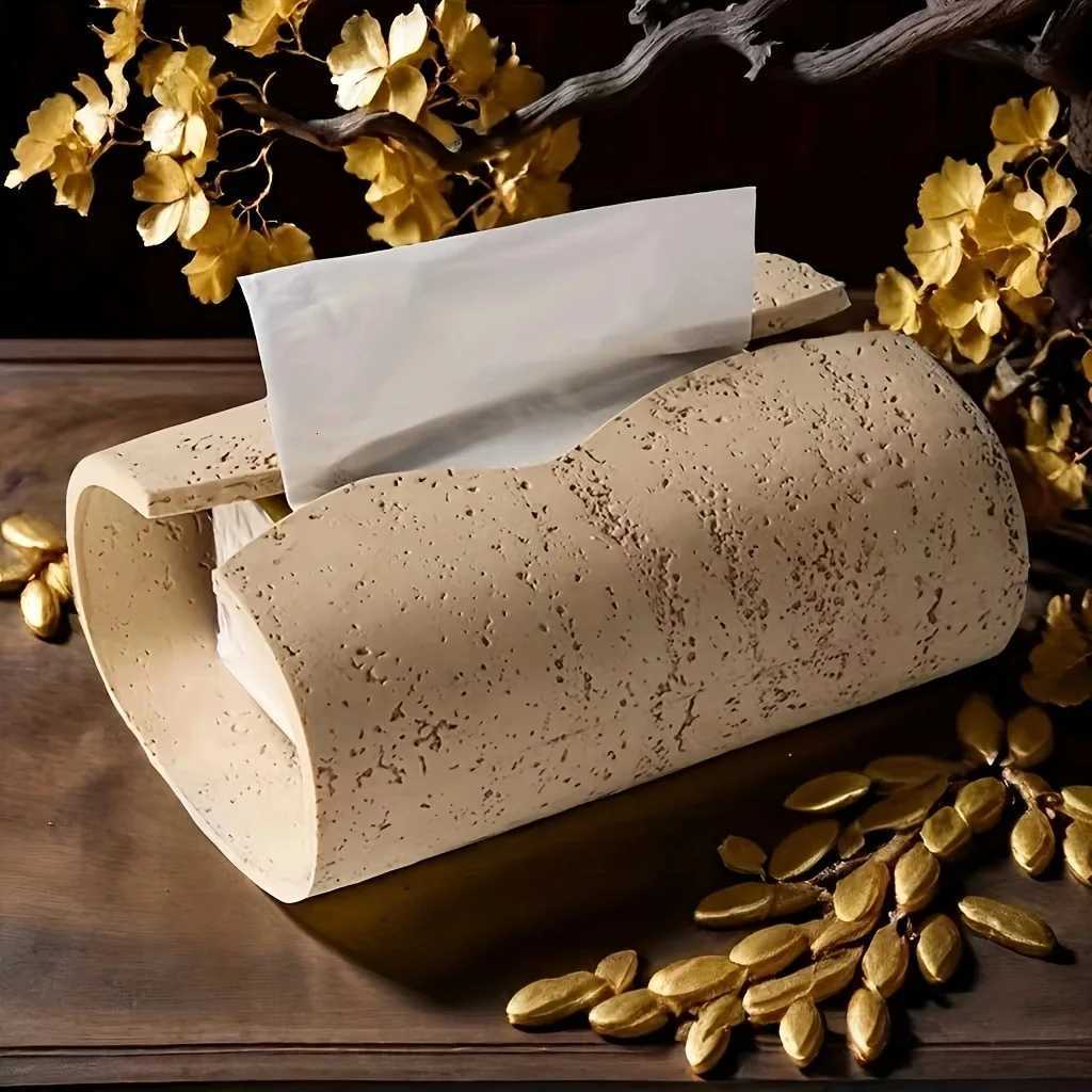 Cross-border best-selling resin tissue box simple European and style tissue box Y251112