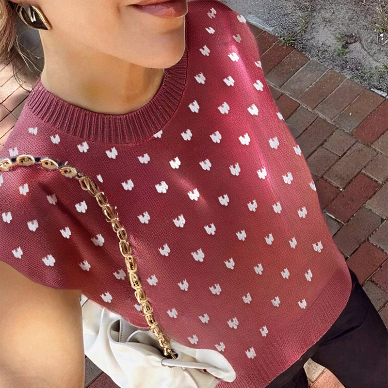 Valentine's Day Nordic Breeze Womens Tops Short Sleeve T-Shirts Eyelet Embroidery Blouse Dressy Causal Spring Summer Fashion 2025 Trendy Clothes-