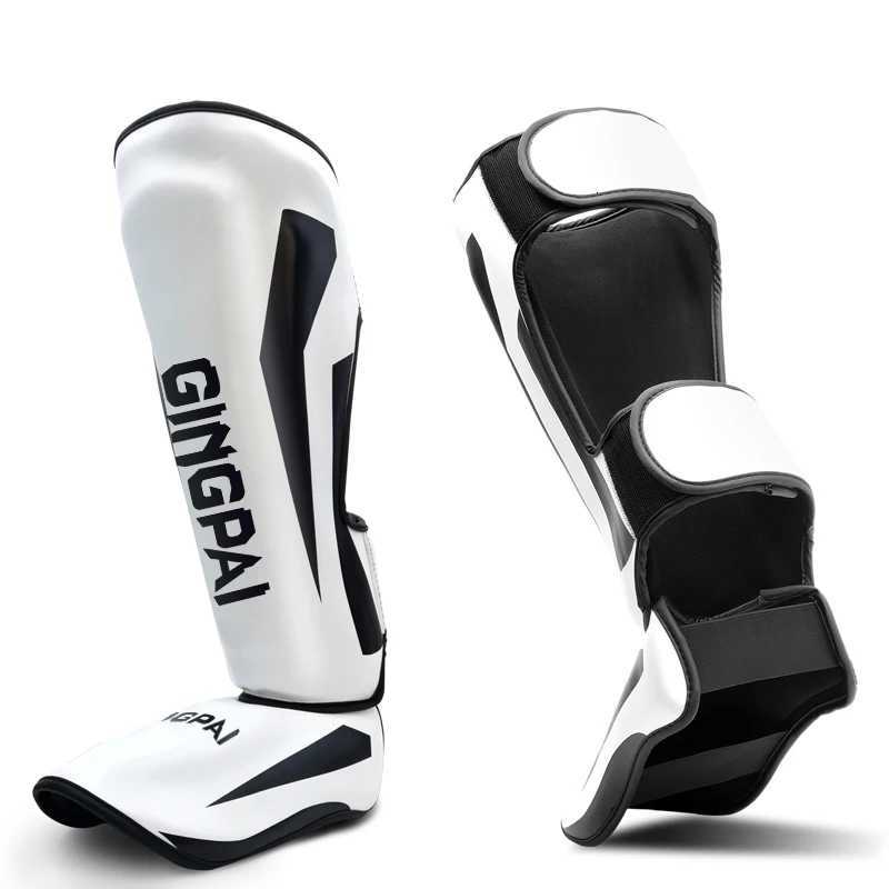 1 Pair Kids Adults Kickboxing MMA Muay Thai Shin Guards Leg Protector Fight Martial Arts Sanda Training Equipment Z251112