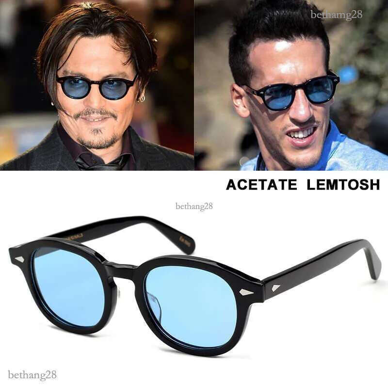 Sunglasses Frames JackJad Top Quality Acetate Frame Johnny Depp Lemtosh Style Polarized Sunglasses For Men Women Vintage Classic Round Sun Glasses T22