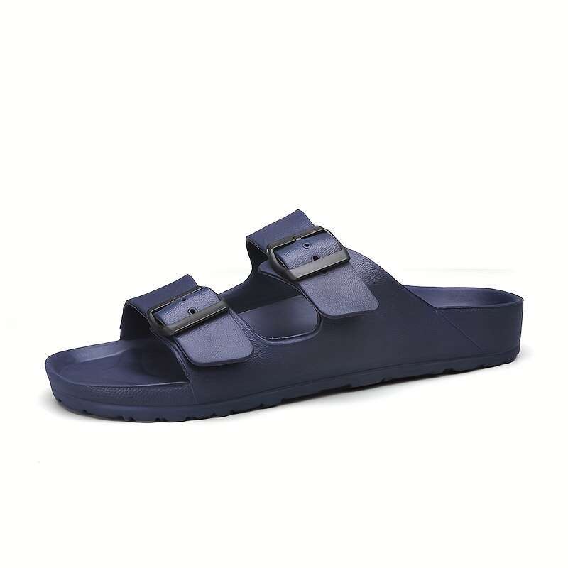 Men's slippers sandals designer djustable Buckle Trendy Lace Free Slide Sandals, Casual Walking Shoes With Straps high quality