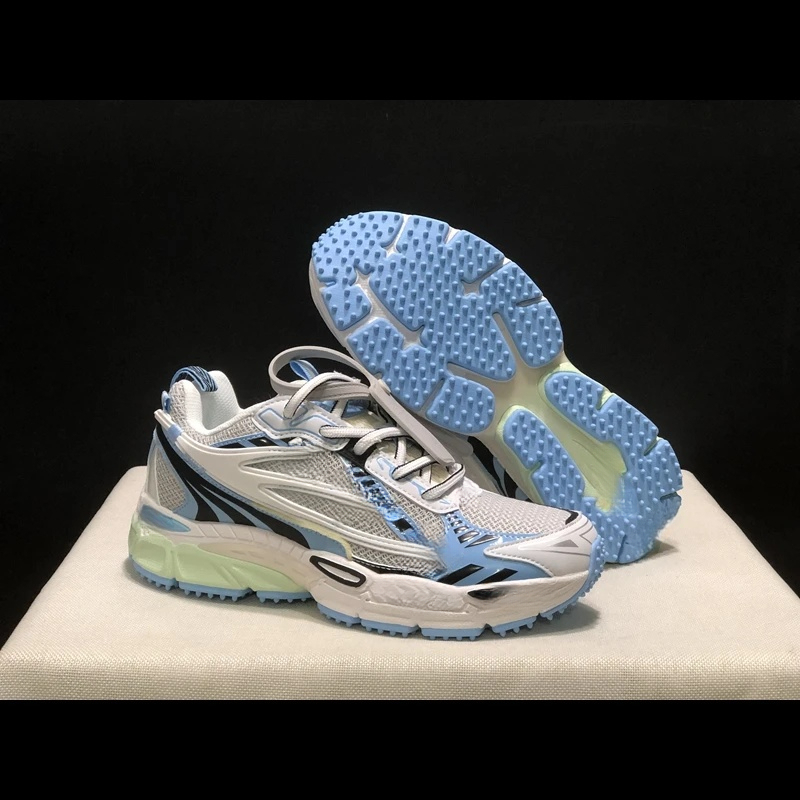 New fashion brand white sports shoes men's couple shoes sports mesh training shoes lightweight basket designer women's running shoes outdoor