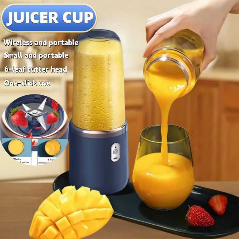 Double Cup Multifunction Usb Fruit Mixers Juicers Portable Electric Juicer Blender Fruit Juicer Cup Food Milkshake Juice C251113