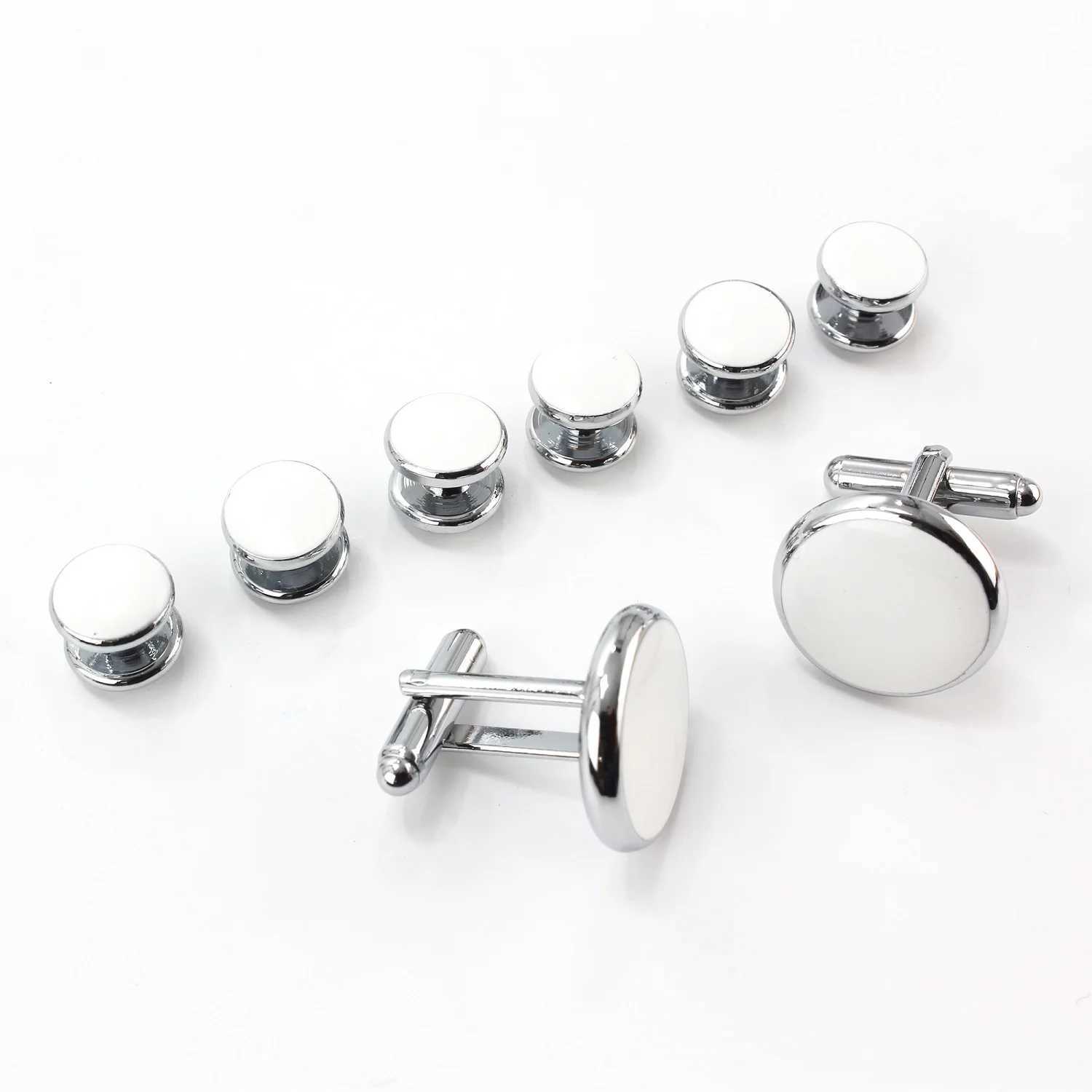 UJOY mens cufflink stud set used for tailcoats minimalist wedding gifts mens shirt cufflinks mens father husband giftsT250412