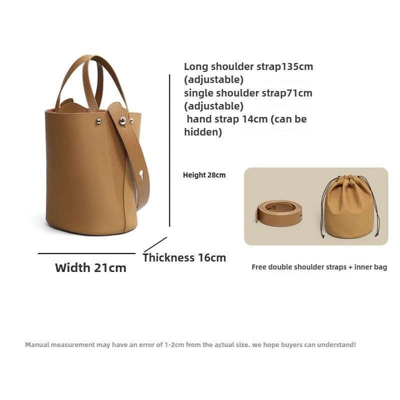 2025 Spring And Summer New Commuter Bucket Women's Bag Large Capacity High-End Shoulder Handbag Designer Bags
