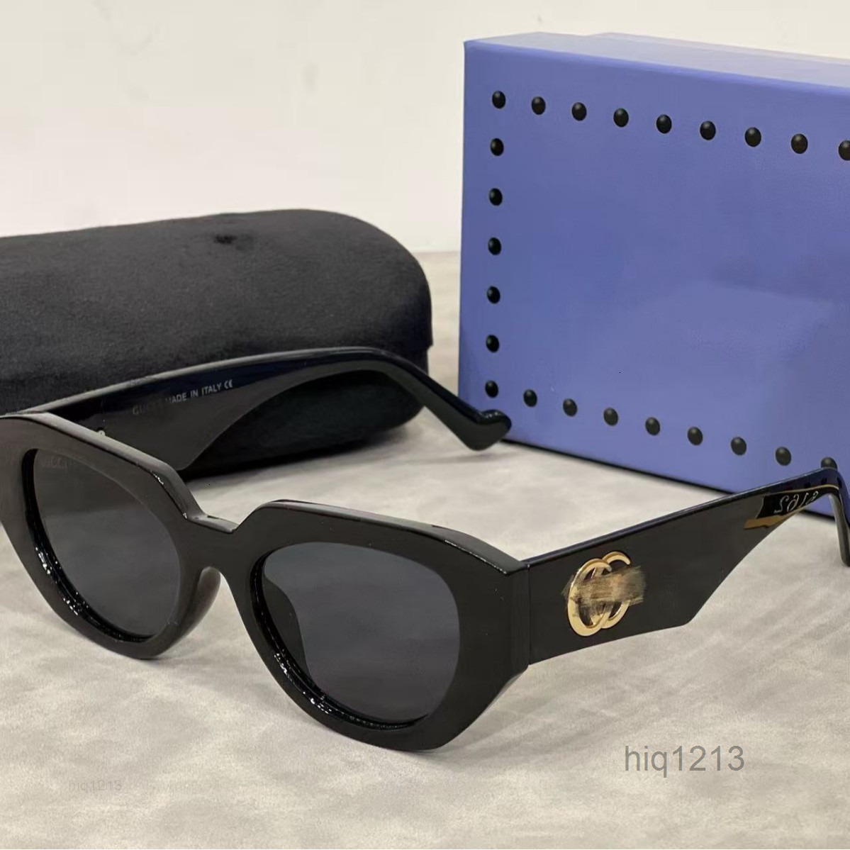 designer luxury guccIIs guccIs ggs sunglasses for men women sun glasses New Cat Eye Sunglasses Trendy Fashionable Eyewear Unisex UV Protection Sunglasses 4TW NEE6