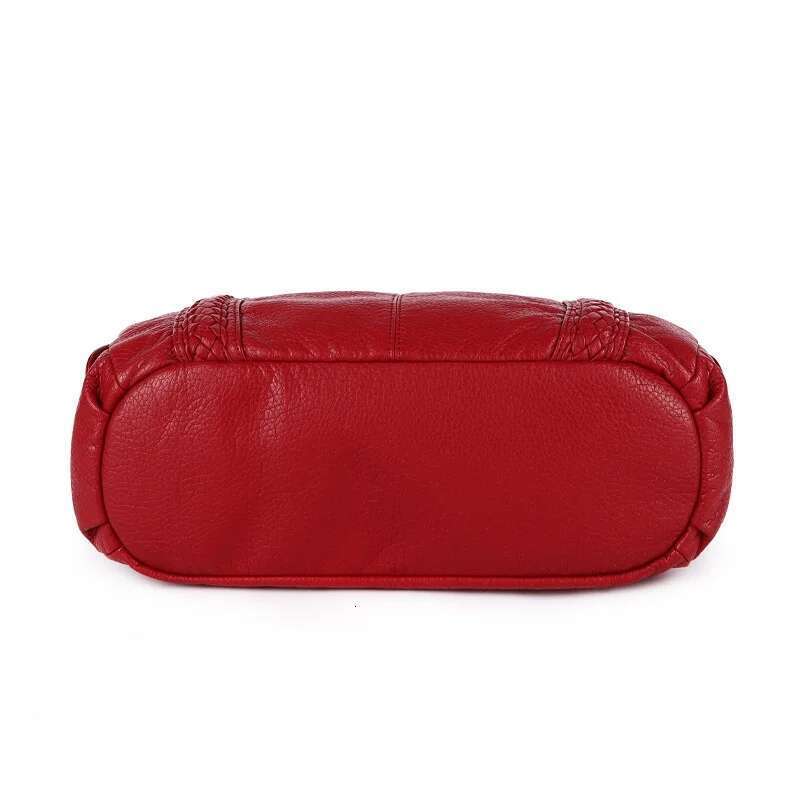 Angelkiss Women Handbags Fashion Shoulder Sier PU Shopper Pack Multipockets Crossbody Bag Ladies Satchel Zipper Hobos