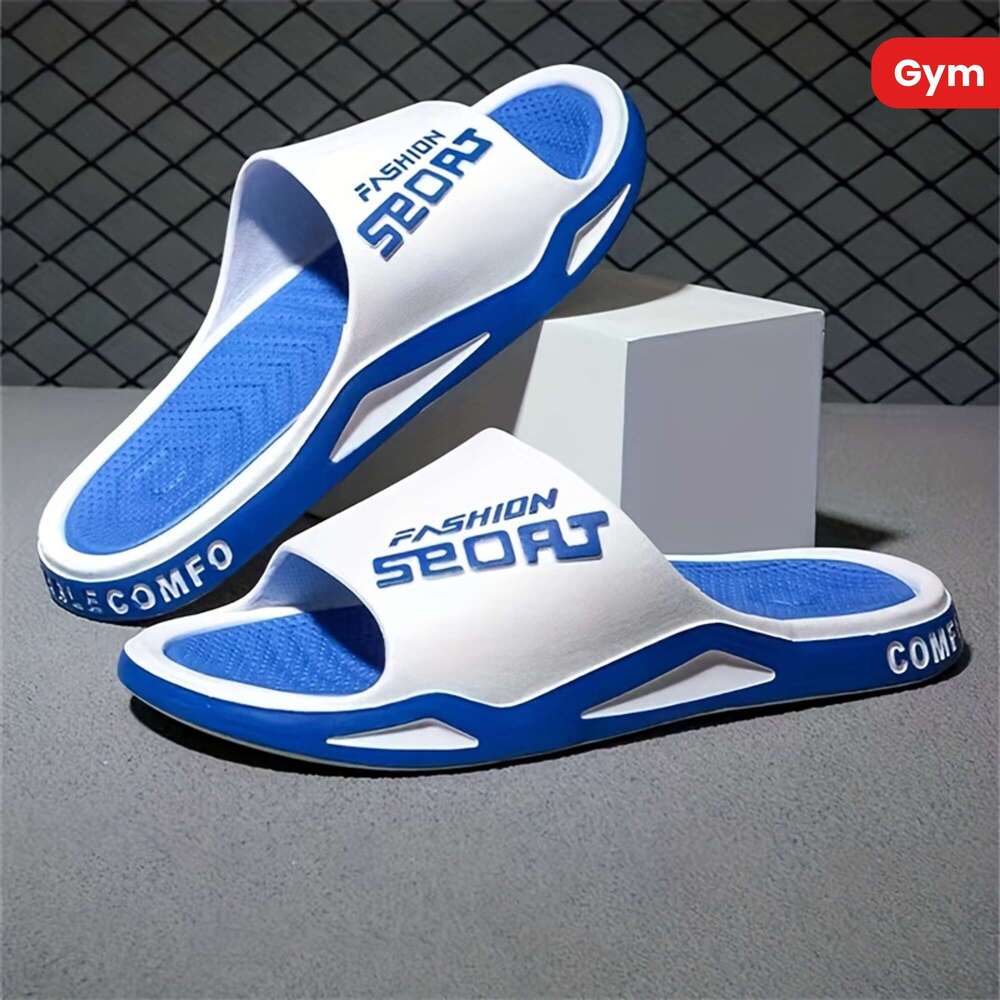 Men's slippers sandals designer Trendy Comfortable Open Toe PVC Slipper Breathable Non-slip Slippers For Indoor Outdoor Beach Gym All Seasons