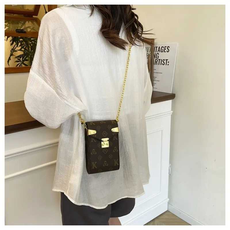 Ladies Maillard Style Presbyopic Printing Underarm BagPortable Casual Cross Body Bag for Work Travel Fashionable MinimalistW251112