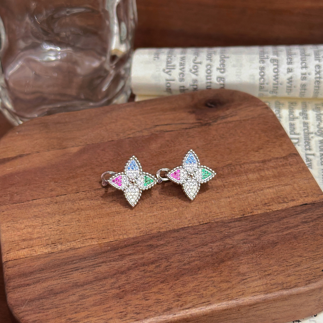 Alphabet Clover Pendant Necklace Luxury Designer Jewelry for Women