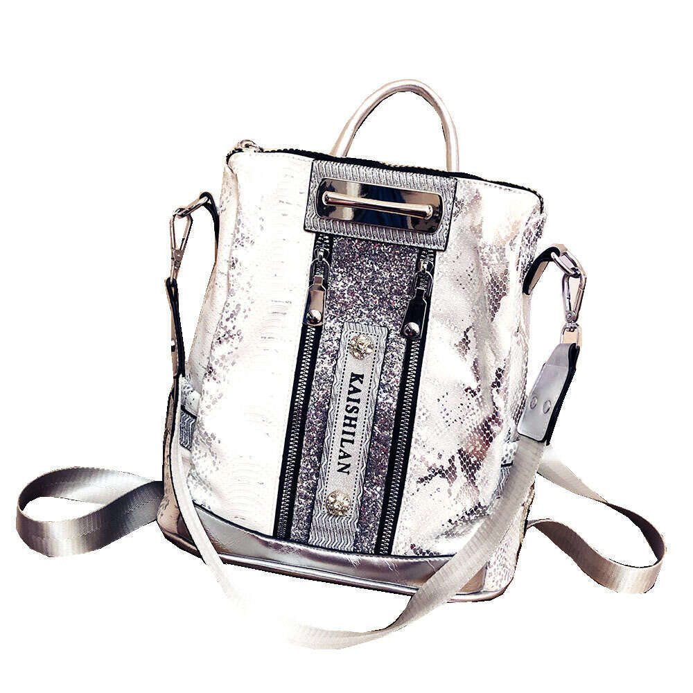 Backpack Diamond studded for women in , new fashion trend, high-end feeling, foreign style backpack, women's travel backpack