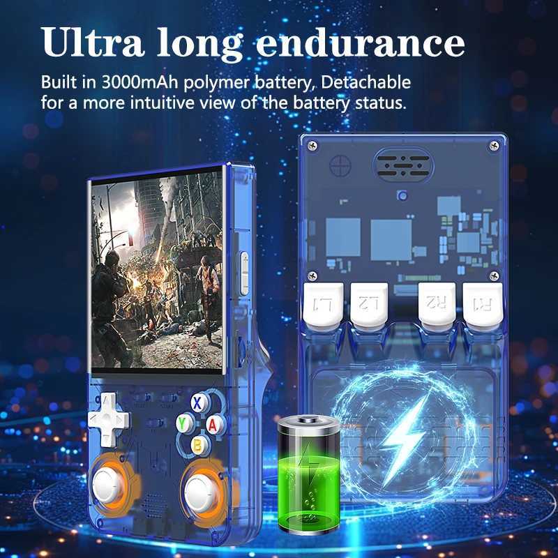 New Arrival R36 Ultra Game Console 64G 128G 40inch I Screen for Adult Kids Game Player Handheld Video Game Consoles PortableW251113