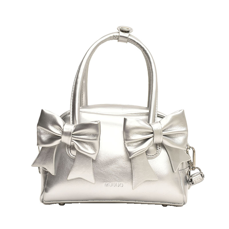 2025S Designer Women S Bag Korean Version Of Niche Ballet Style Shoulder Summer Bow Underarm Bag Simple And Versatile Crossbody Bowling Bag