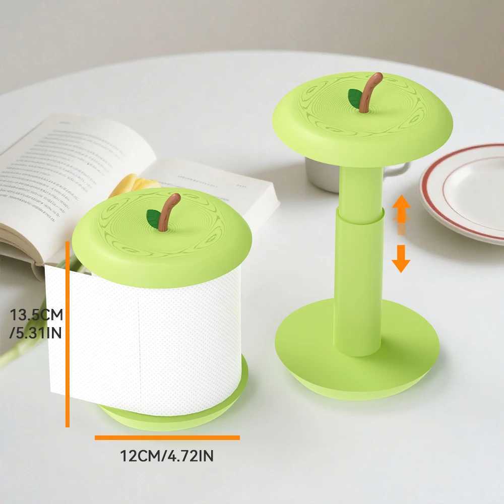 Apple-shaped tissue holder a furniture decoration and daily necessity Made of durable plastic that is not easy to break Y251112